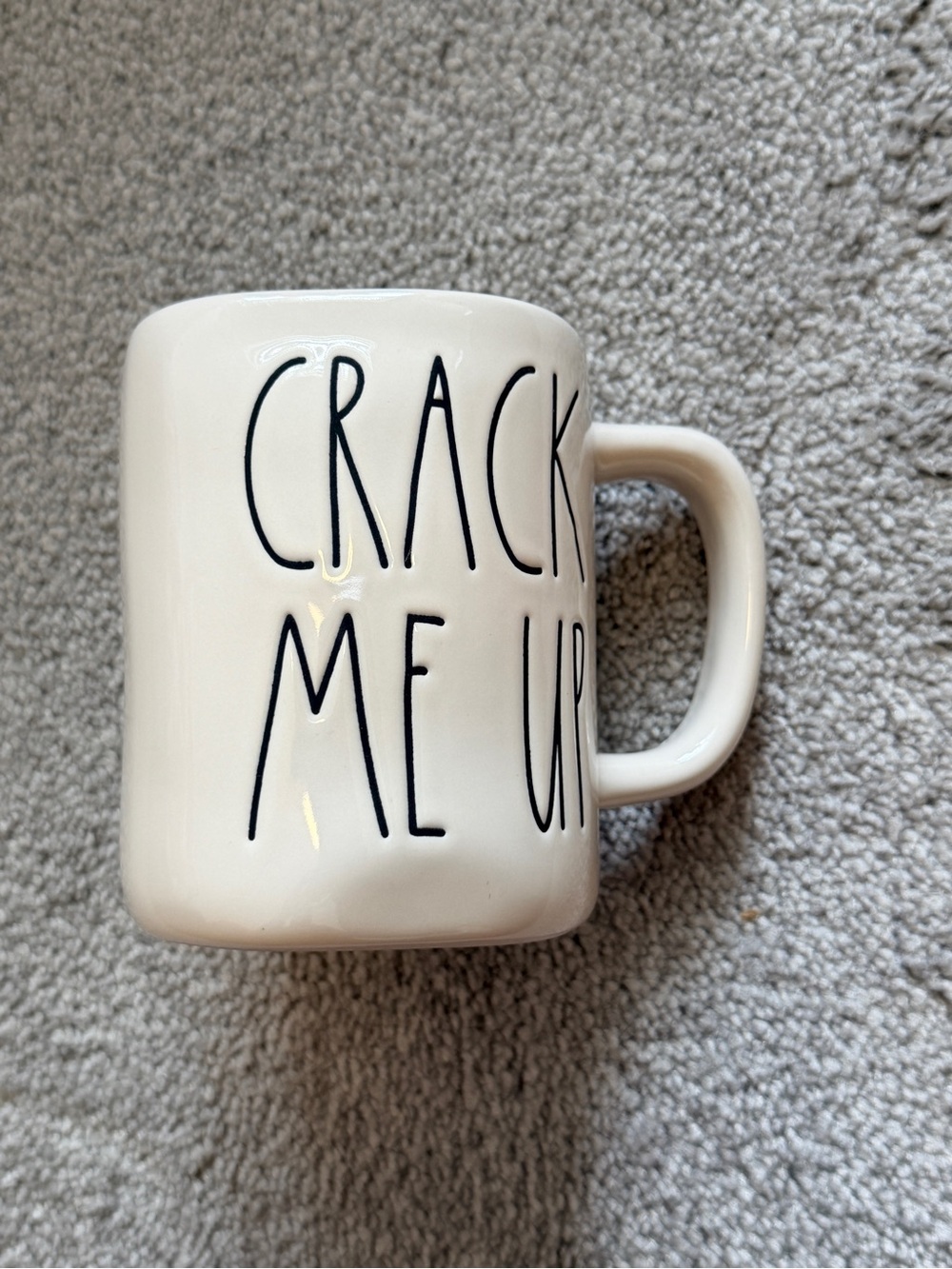 Rae Dunn Crack Me Up Ceramic Mug